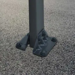 Palram Carports Atlas 5000 Grey Solar Grey Anchoring Leg post