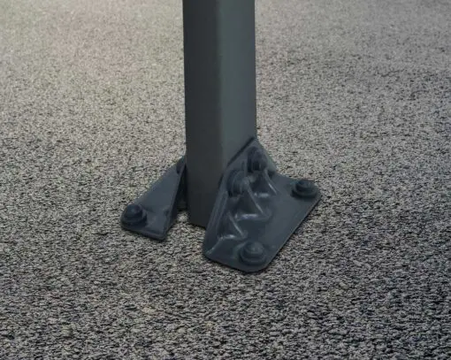 Palram Carports Atlas 5000 Grey Solar Grey Anchoring Leg post