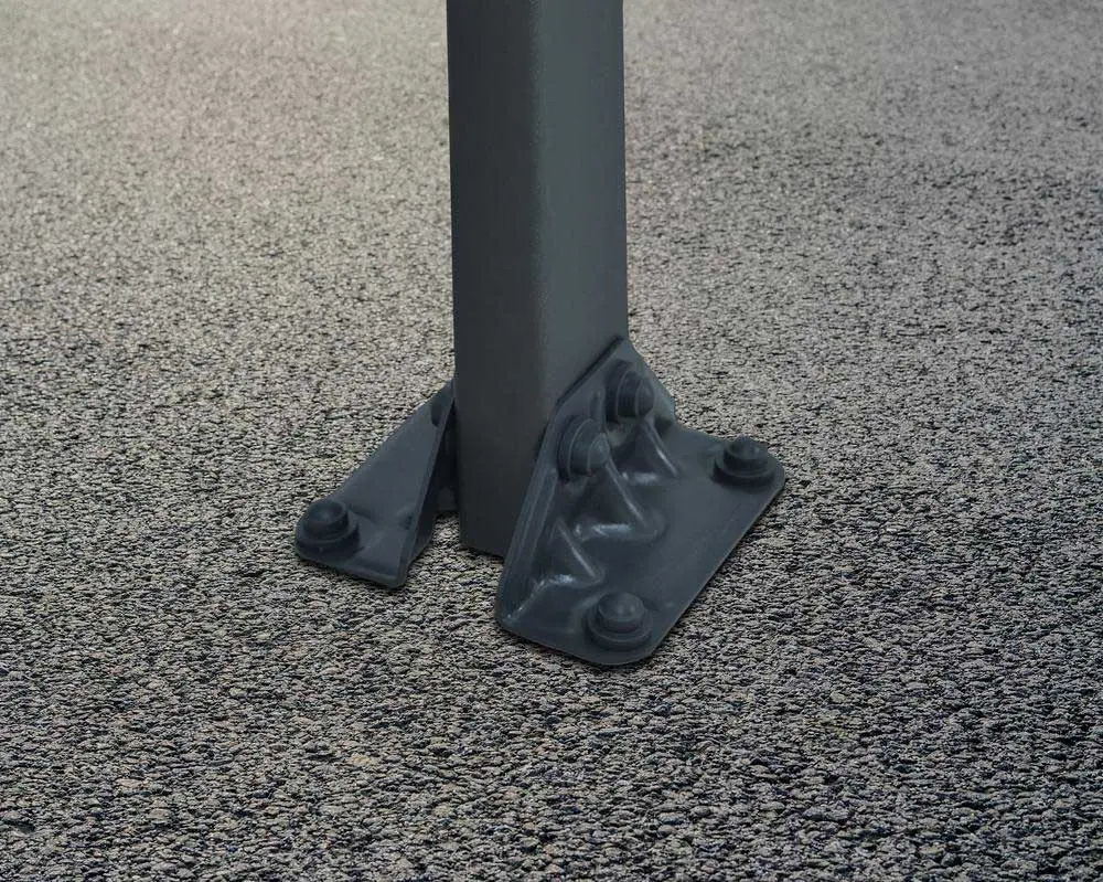 Palram Carports Atlas 5000 Grey Solar Grey Anchoring Leg post
