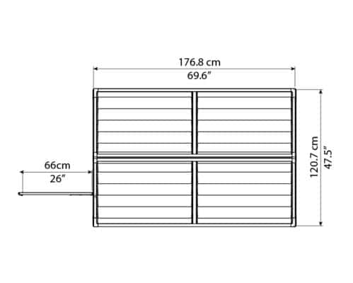 skylight palram 6x5