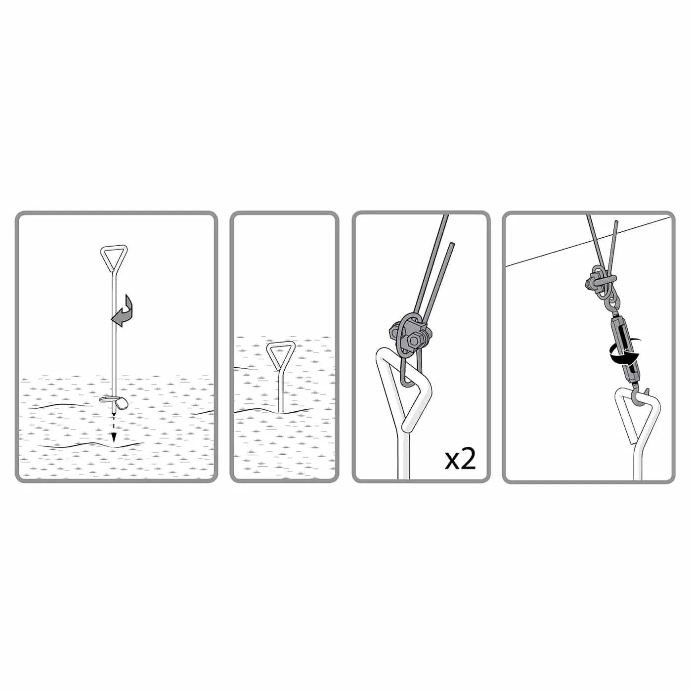 Greenhouse Anchoring Kit 5