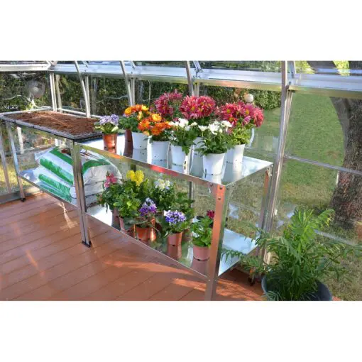 Steel Work Bench | 2 Level adjustable | Greenhouse - Image 6