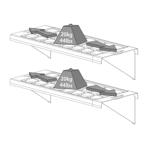 twin shelf kit