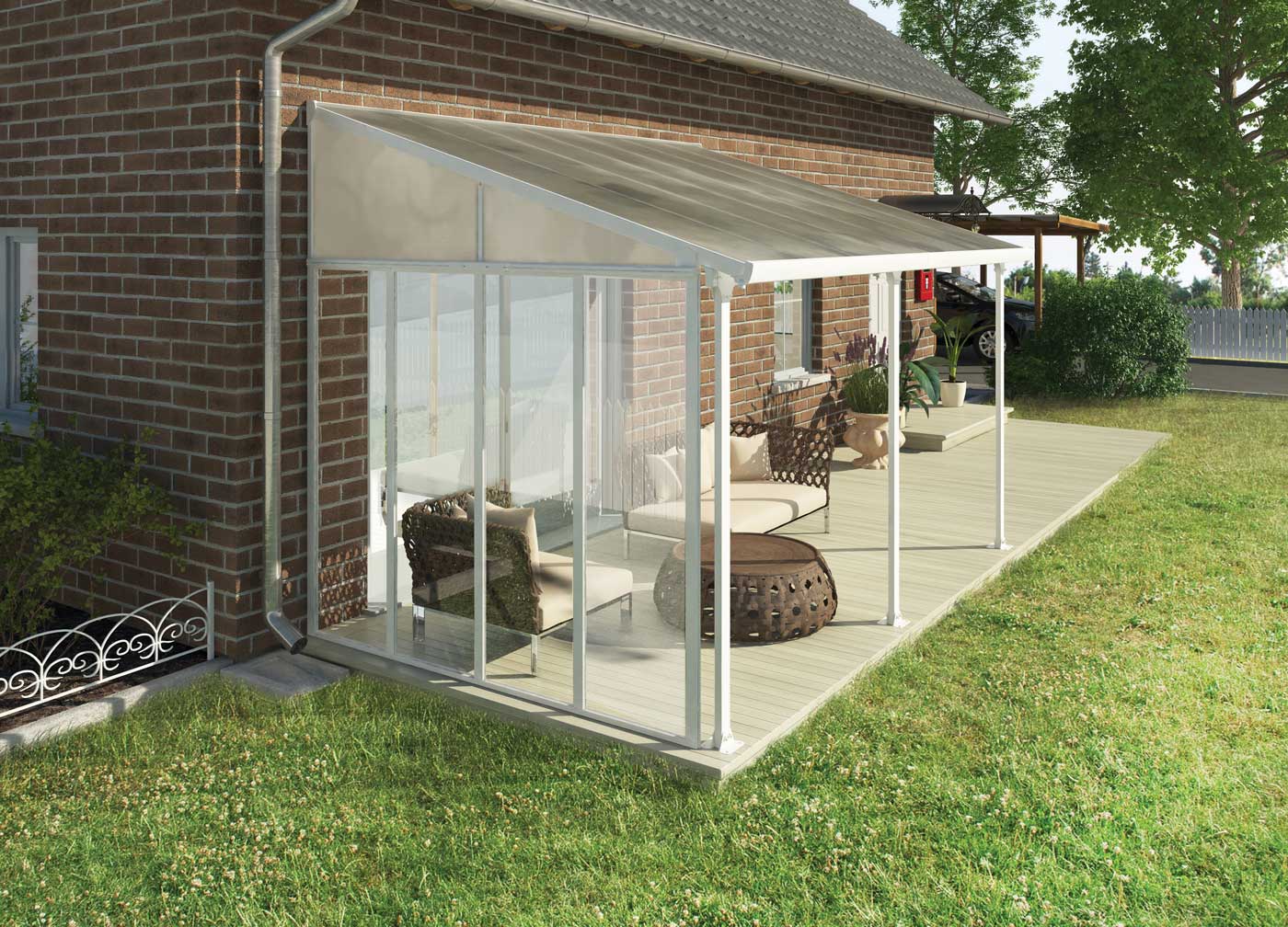 Side Wall for Patio Cover Pergola Verandah » Tip Top Yards