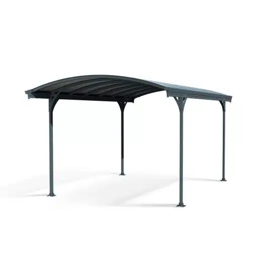 Palram Canopia Carports Vitoria 10x17 3x5 Grey Opaque Grey