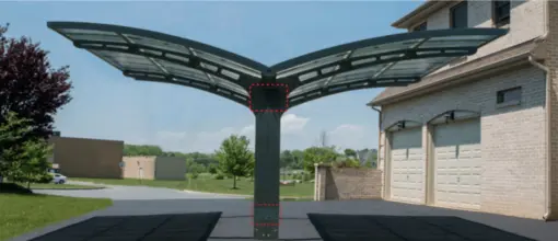Arizona Carport EZ Link Kit - Wings