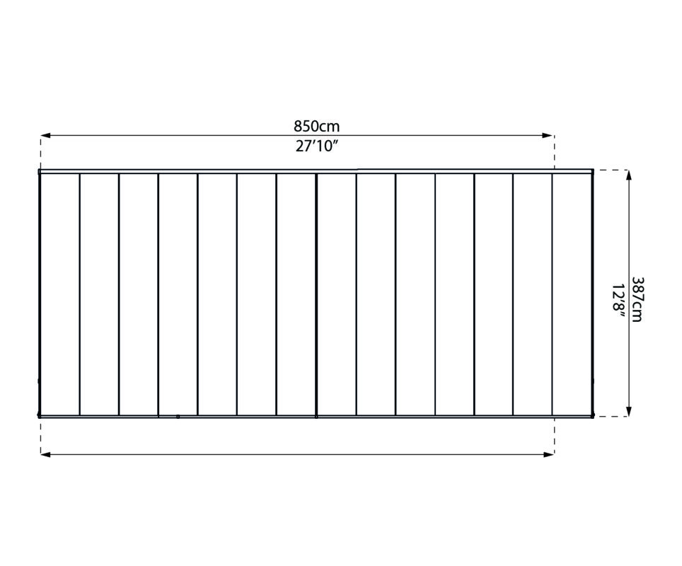 Feria Patio Covers 4x8.5 Palram TOP
