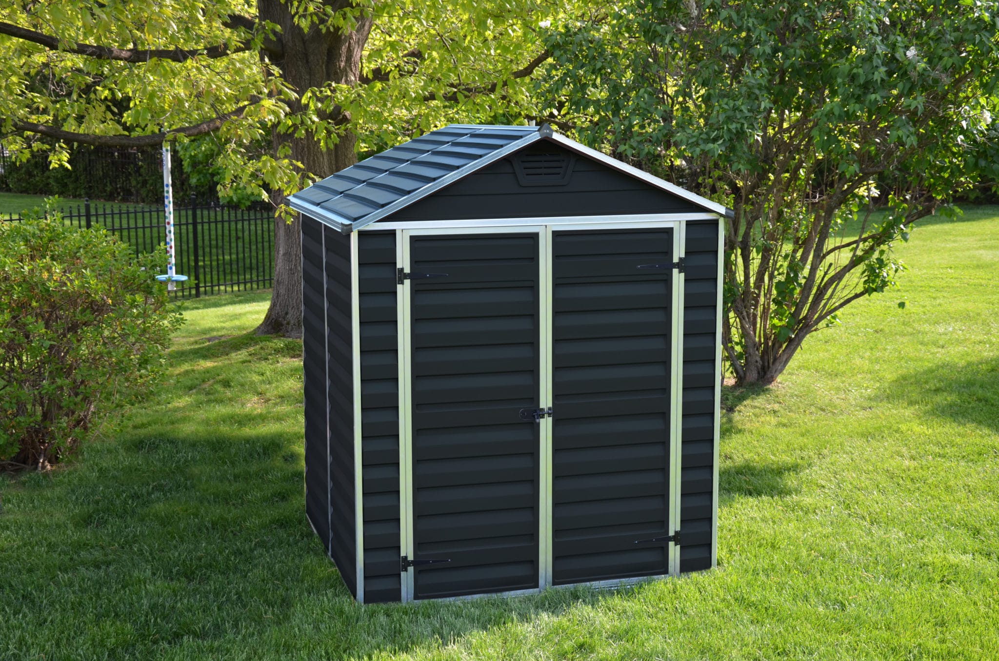 SkyLight Storage Garden Shed 6' | DIY Shed Kit | Palram » Tip Top Yards