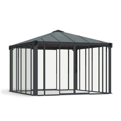 Palram Canopia Garden Gazebos Martinique 5000 Grey Grey