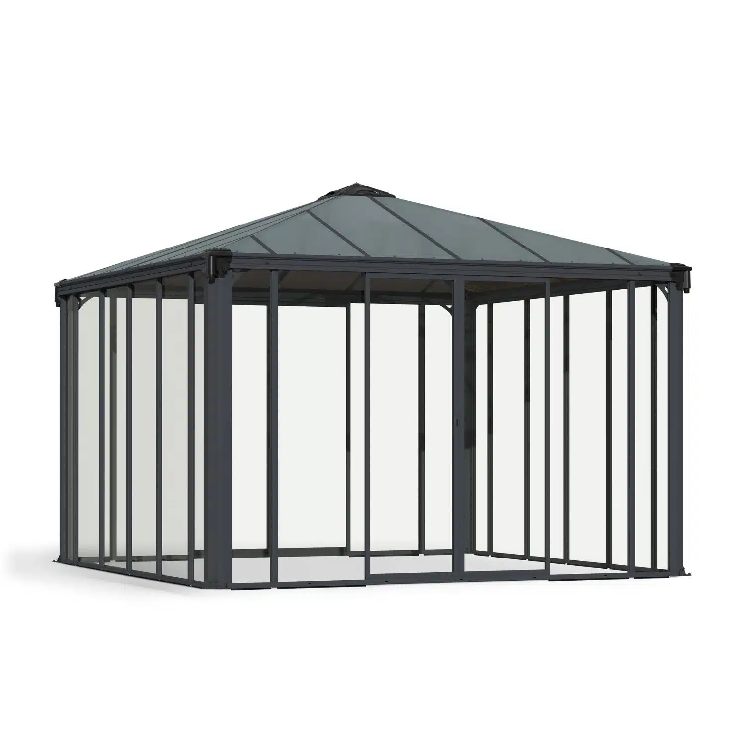Palram Canopia Garden Gazebos Martinique 5000 Grey Grey