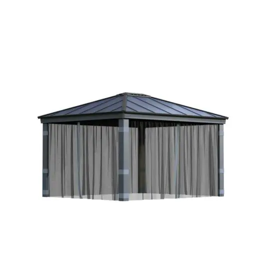 Netting Set for Dallas Gazebo 3.6×4.3m | 3.6×4.9m | 3.6×6.1m | 4.3×4.3m | 4.3×4.9m | 4.3×6.1m