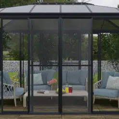Screen / net door set Compatible with Palrams San Remo & Ledro