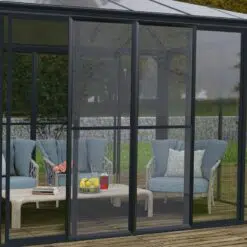 Screen / net door set Compatible with Palrams San Remo & Ledro