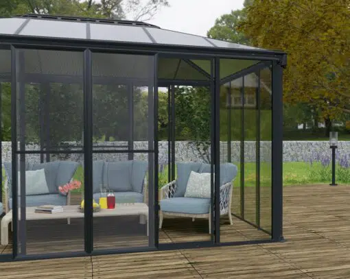 Screen / net door set Compatible with Palrams San Remo & Ledro