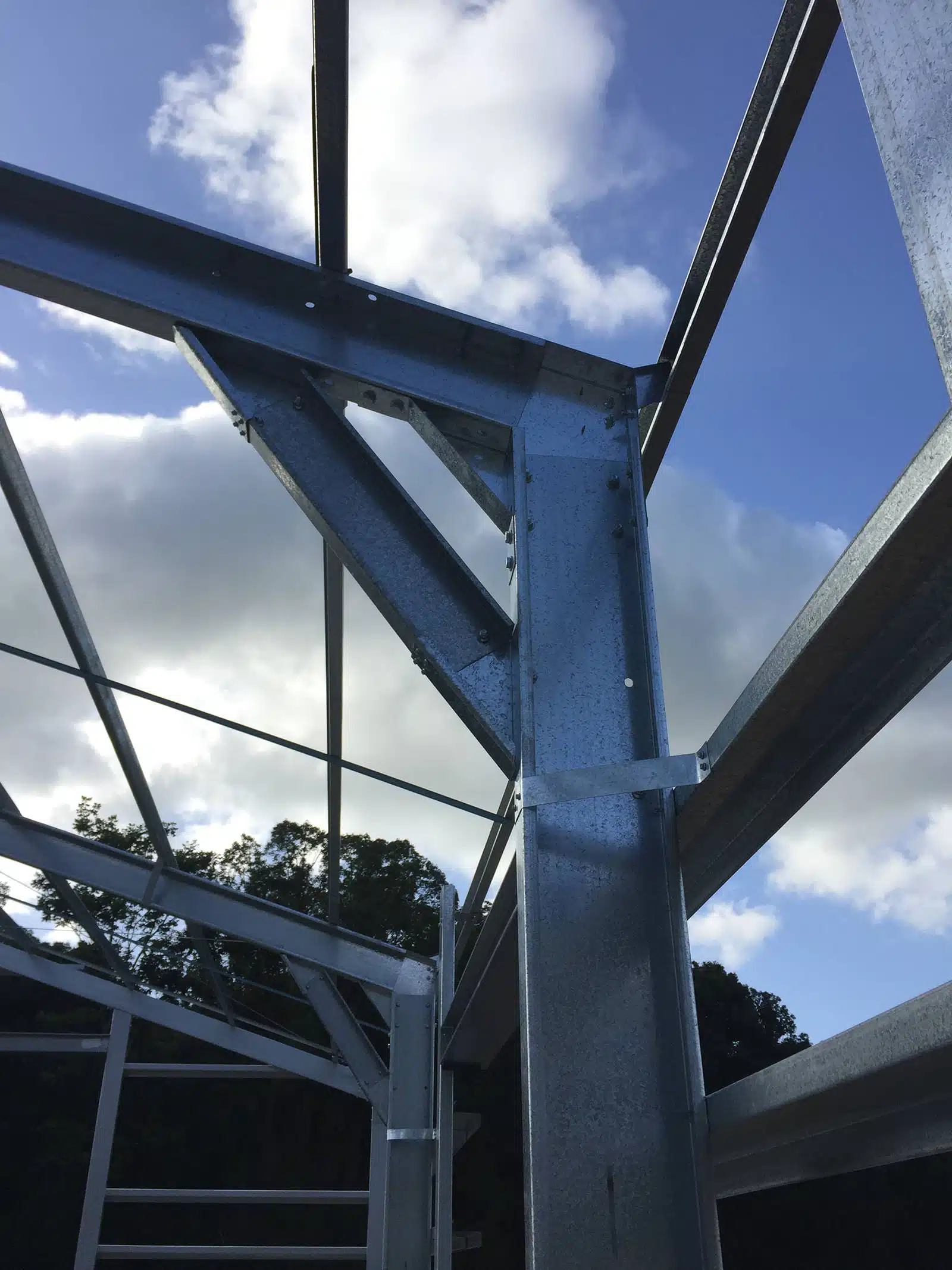 Custom shed steel frame