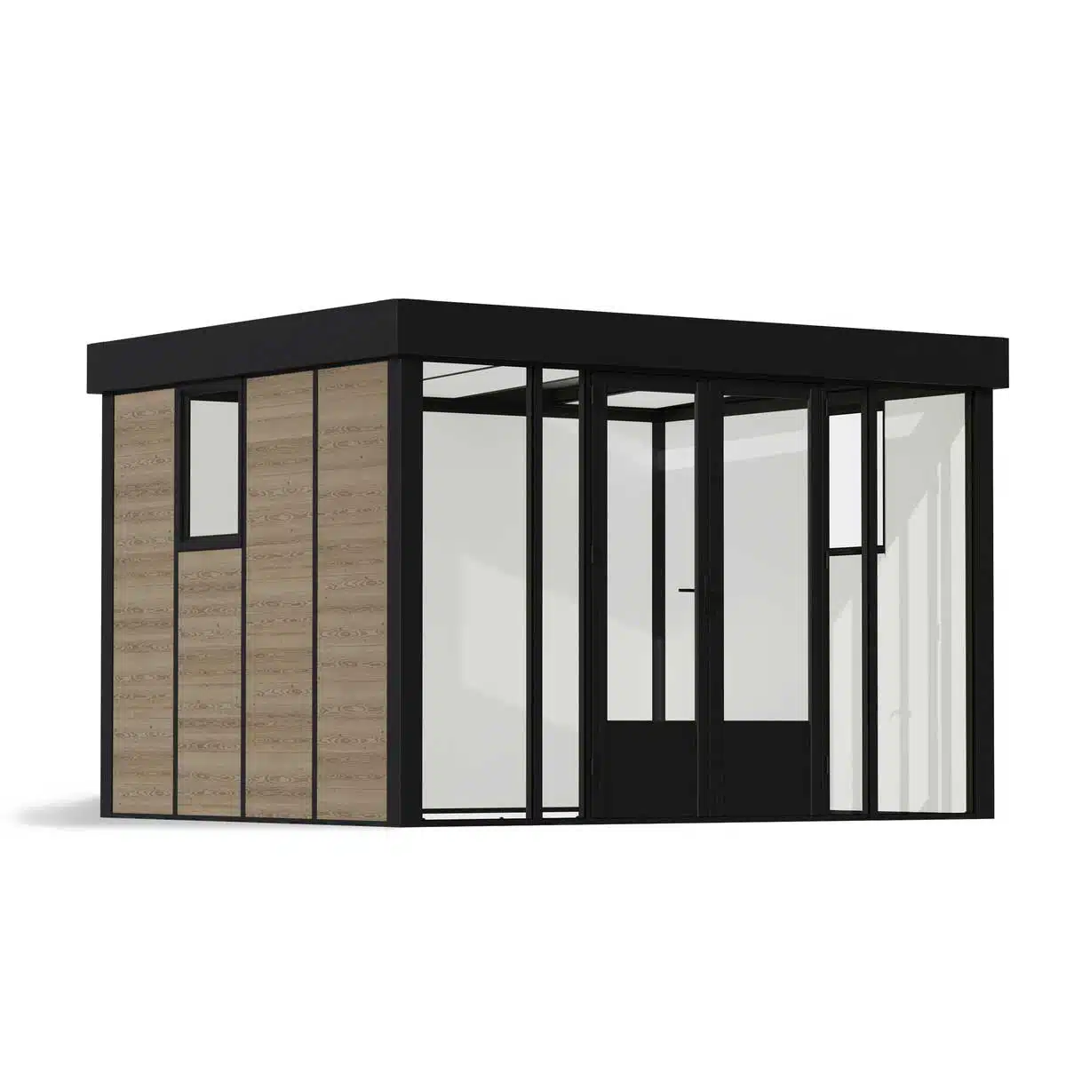Palram Canopia Garden Studio Copenhagen 10x12 3x3.5 Black Clear