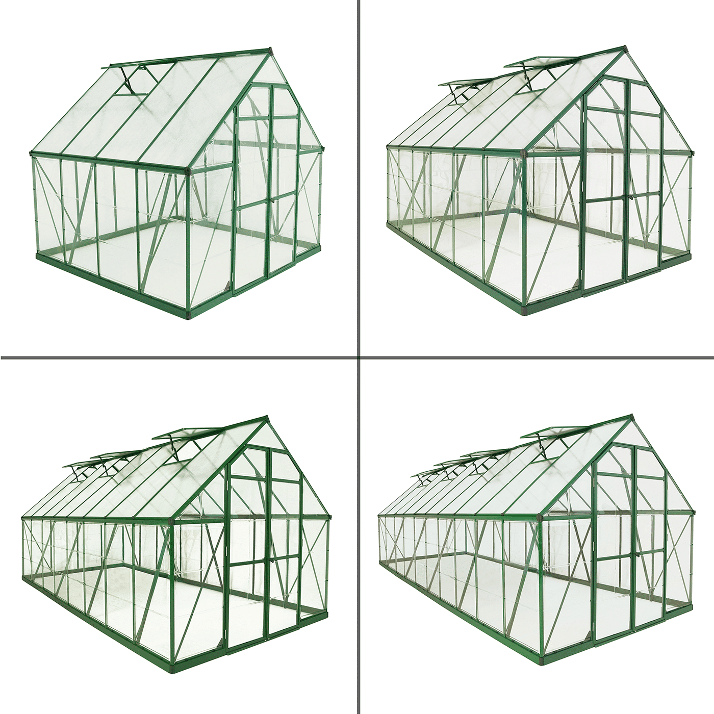 Greenhouses Balance Green 8'