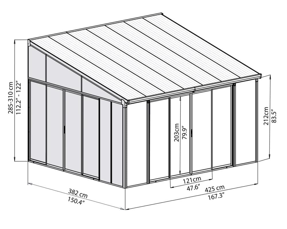 SanRemo sunroom 382x425cm